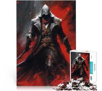 teenagers 1000 Piece Jigsaw Puzzle Dark warrior of assassins Stress Relief Toys with Fully Interlocking Randomly Shaped Pieces 50x70cm