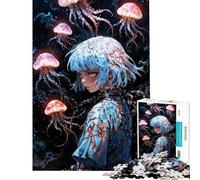 Teenagers 1000 Piece Jigsaw Puzzle Drowning in The Dark Depth Adult Jigsaw Puzzle Hands-on Game Wall Art Unique Birthday And Xmas Gifts (Size 38x26cm)