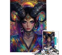 Teenagers 1000 Piece Jigsaw Puzzle Enchanted Amanita Toys Educational Games Educational Games Difficult Challenge Gifts for Women Men (size 38x26cm)