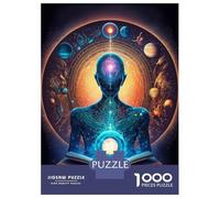 Teenagers 1000 Piece Jigsaw Puzzle Esoteric Zen Universe V9 Puzzle for Adults Family Games Difficult Hard Christmas Birthday Gifts 52x38cm/1000pcs