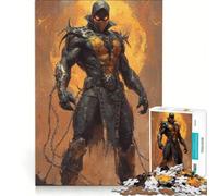 Teenagers 1000 Piece Jigsaw Puzzle Evil Warrior, Educational Games, Wall Decoration, for Is Ideal As A Gift 38x52cm