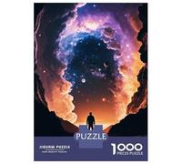 Teenagers 1000 Piece Jigsaw Puzzle Fantasy Cosmic Illusions Teenager Puzzles Brain Teaser Game Difficult Hard Challenging Game Gifts 52x38cm/1000pcs