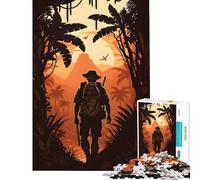 Teenagers 1000 Piece Jigsaw Puzzle Final Quest ︰ The Lost Gem Relax Games for Educational Game Challenge Toy Birthday Gifts Enhance Memory (Size 38x26cm)