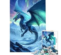Teenagers 1000 Piece Jigsaw Puzzle Frost Dragon Flight Teenager Puzzles Fun Games Precision Cutting Unique Birthday And Xmas Gifts (size 38x26cm)