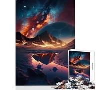 Teenagers 1000 Piece Jigsaw Puzzle Galactic Odyssey Fun Family Bonding Activity Ideal Festive Choice (38X26cm)