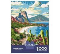 Teenagers 1000 Piece Jigsaw Puzzle Galapagos National Park Ecuador Travel Puzzles for Adults Relax Games Pattern Assembly Fun at Home Activities, 70x50cm/1000pcs