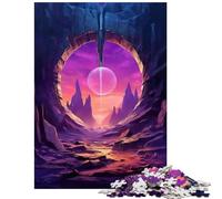 Teenagers 1000 Piece Jigsaw Puzzle Gateway to The Unknown Difficult And Challenge Hand Speed Race Relax Games for 14+ Puzzle Game Offered (50x75cm)