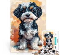 teenagers 1000 Piece Jigsaw Puzzle Havanese Dekomprimierendes intellektuelles Lernspielzeug Eltern-Kind-Interaktion52x38cm