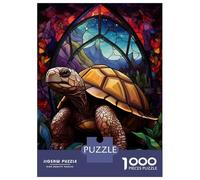 Teenagers 1000 Piece Jigsaw Puzzle Hinged Tortoise Turtle Teenager Puzzles Brain Teaser Game Difficult Hard Challenging Game Gifts 70x50cm/1000pcs