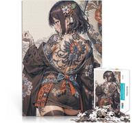 teenagers 1000 Piece Jigsaw Puzzle Japanese Woman Anime Girl Educational Family Game for is ideal as a gift for the whole family 50x70cm