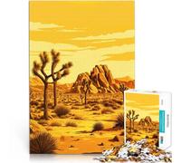 teenagers 1000 Piece Jigsaw Puzzle Joshua Tree Desert Landscape Stressabbau Jedes Stück ist einzigartig Anspruchsvolles Familienspiel75x50cm
