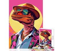 Teenagers 1000 Piece Jigsaw Puzzle Jurassic Pimp Jigsaw 1000 Pieces Home Decoration Toys Art Work Gifts Perfect Decoration (38x26cm)