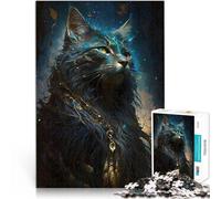 teenagers 1000 Piece Jigsaw Puzzle Maine Coon Cat Endearing Für Familienspaß Geeignet für die Schreibtischdekoration75x50cm