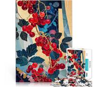 teenagers 1000 Piece Jigsaw Puzzle Mixed Media Red Currants Mustermontage eignet sich ideal als Geschenk für die ganze Familie38x26cm