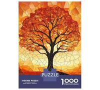 Teenagers 1000 Piece Jigsaw Puzzle Mosaic Autumn Tree Puzzle for Adults Family Games Difficult Hard Christmas Birthday Gifts 38x26cm/1000pcs