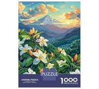 Teenagers 1000 Piece Jigsaw Puzzle Mount Fuji Sunrise Adult Jigsaw Puzzle Brain Teaser Game Perfect Decoration Christmas Birthday Gifts 70x50cm/1000pcs