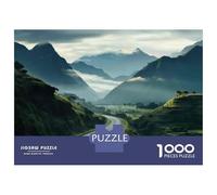 Teenagers 1000 Piece Jigsaw Puzzle Mountain Road Adventure Puzzles for Adults Relax Games Pattern Assembly Fun at Home Activities, 38x26cm/1000pcs