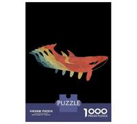 Teenagers 1000 Piece Jigsaw Puzzle Orca Whale Retro Vintage Puzzles for Adults Relax Games Pattern Assembly Fun at Home Activities, 70x50cm/1000pcs