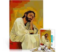 teenagers 1000 Piece Jigsaw Puzzle Original Jesus in Thoughts DIY-Spielzeug eignet sich ideal als Geschenk für die ganze Familie52x38cm