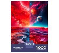 Teenagers 1000 Piece Jigsaw Puzzle Parallel Universe Teenager Puzzles Brain Teaser Game Difficult Hard Challenging Game Gifts 38x26cm/1000pcs