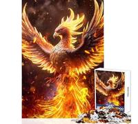 Teenagers 1000 Piece Jigsaw Puzzle Phoenix Rising Jigsaw Puzzles 1000 Hands-on Game Great Gifts for Games Birthday Present (38x52cm)