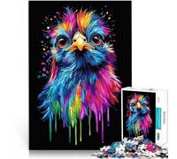 teenagers 1000 Piece Jigsaw Puzzle Pop Art Rainbow Silkie Chi Denkspiel Jedes Stück ist einzigartig Anspruchsvolles Familienspiel75x50cm