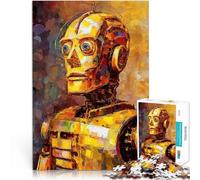 teenagers 1000 Piece Jigsaw Puzzle Robotic Dreams in Cubism Denkspiel Lustige Aktivitäten für zu Hause, Geburtstagsgeschenk, Reisegeschenk,52x38cm