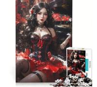 Teenagers 1000 Piece Jigsaw Puzzle Secrets in Scarlet Educational Game Interesting Stress Reduction Christmas Birthday Gifts 38x26cm