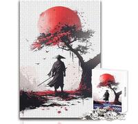 Teenagers 1000 Piece Jigsaw Puzzle Sekiro Shadows Die Twice Ideal for Cozy Downtime Fine Precision Die Cut Play Toy Size 38x52cm