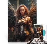 teenagers 1000 Piece Jigsaw Puzzle Seraphims Valor Challenging Game and Family Play with Fully Interlocking Randomly Shaped Pieces 26x38cm