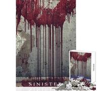 Teenagers 1000 Piece Jigsaw Puzzle Sinister Impossible Game Perfect Decoration Educational Toy Stress Reduction Gifts (38x26cm)