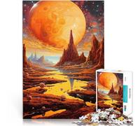 teenagers 1000 Piece Jigsaw Puzzle Space Landscape AI Staycation: Zeit totschlagen Tolles Geschenk für Spiele50x70cm
