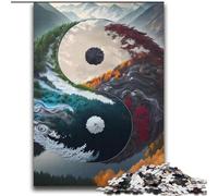 Teenagers 1000 Piece Jigsaw Puzzle Spirit Landscape Toys Educational Games Difficult Hard Anti-Stress Toys (size 38x52cm)