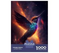 Teenagers 1000 Piece Jigsaw Puzzle Star Sipper Hummingbird Teenager Puzzles Brain Teaser Game Difficult Hard Challenging Game Gifts 38x26cm/1000pcs