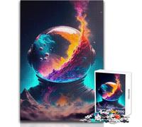 Teenagers 1000 Piece Jigsaw Puzzle The Astronaut Ideal for Cozy Downtime Fine Precision Die Cut Play Toy Size 50x75cm