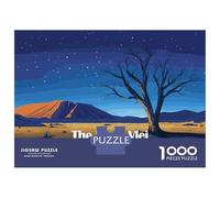 Teenagers 1000 Piece Jigsaw Puzzle The Dead Vlei Namibia Landscape Jigsaws for Adults Fun Games But Fun And Humorous Unique Birthday And Xmas Gifts 52x38cm/1000pcs