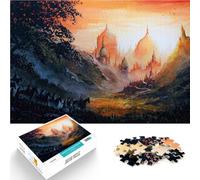 teenagers 1000 Piece Jigsaw Puzzle The Golden Valley Denksportaufgabe für denn eignet sich ideal als Geschenk für die ganze Familie75x50cm
