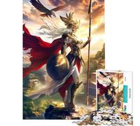 Teenagers 1000 Piece Jigsaw Puzzle The War Goddess Fun Activities at Home Improve Memory Family Games Suitable for Ages 14 And Up (38x52cm)