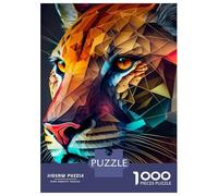 Teenagers 1000 Piece Jigsaw Puzzle Tiger Bold And Majestic Puzzles for Adults Relax Games Pattern Assembly Fun at Home Activities, 38x26cm/1000pcs