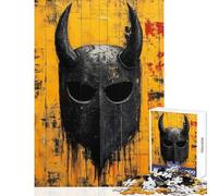 Teenagers 1000 Piece Jigsaw Puzzle Viking War Helm Impossible Game Analysis And Logic Home Decoration Toys Stress Reduction Gifts (50x75cm)