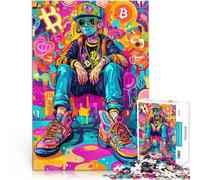 teenagers 1000 Piece Jigsaw Puzzle Virtual Currency Players DIY-Spielzeug mit vollständig ineinander greifenden, zufällig geformten Teilen38x26cm