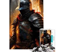 Teenagers 1000 Piece Jigsaw Puzzle Warrior of The Darkness Toys Educational Games Brain Teaser Game Suitable for Couples Funny Gifts (Size 75x50cm)