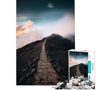 Teenagers 1000 Piece Jigsaw Puzzle Way to Heaven Relax Games for Educational Game Challenge Toy Birthday Gifts Enhance Memory (Size 38x26cm)