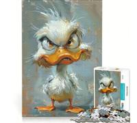 Teenagers 1000 Piece Jigsaw Puzzle Whimsical Duck Educational Game Difficult Hard Birthday Present,Travel Gifts 38x52cm