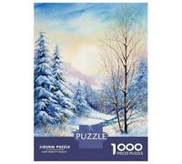 Teenagers 1000 Piece Jigsaw Puzzle Winter Whisper Teenager Puzzles Brain Teaser Game Difficult Hard Challenging Game Gifts 52x38cm/1000pcs