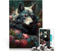 teenagers 1000 Piece Jigsaw Puzzle Wolf Magical world Handgeschwindigkeitswettbewerb Verbessern Sie das Gedächtnis52x38cm