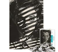 Teenagers 1000 Piece Jigsaw Puzzle Woman Behind Blinds Difficult And Challenge Precision Cutting DIY Toys Suitable for Ages 14 And Up (38x26cm)