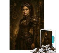 Teenagers 1000 Piece Jigsaw Puzzle Workshop Inventor's Gaze for Educational Game Toy Intellectual Game Great Gifts for Games Birthday Present (Size 75x50cm)