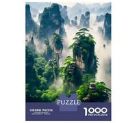 Teenagers 1000 Pieces Puzzle Amazing Temple The Rock Jigsaws for Adults Brain Teaser Game Difficult Hard Challenging To Complete 70x50cm/1000pcs