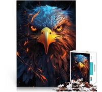 teenagers 1000 Pieces Puzzle American Eagle Pride Fire Stressabbau-Spielzeug Geburtstagsgeschenk, Geschenke75x50cm